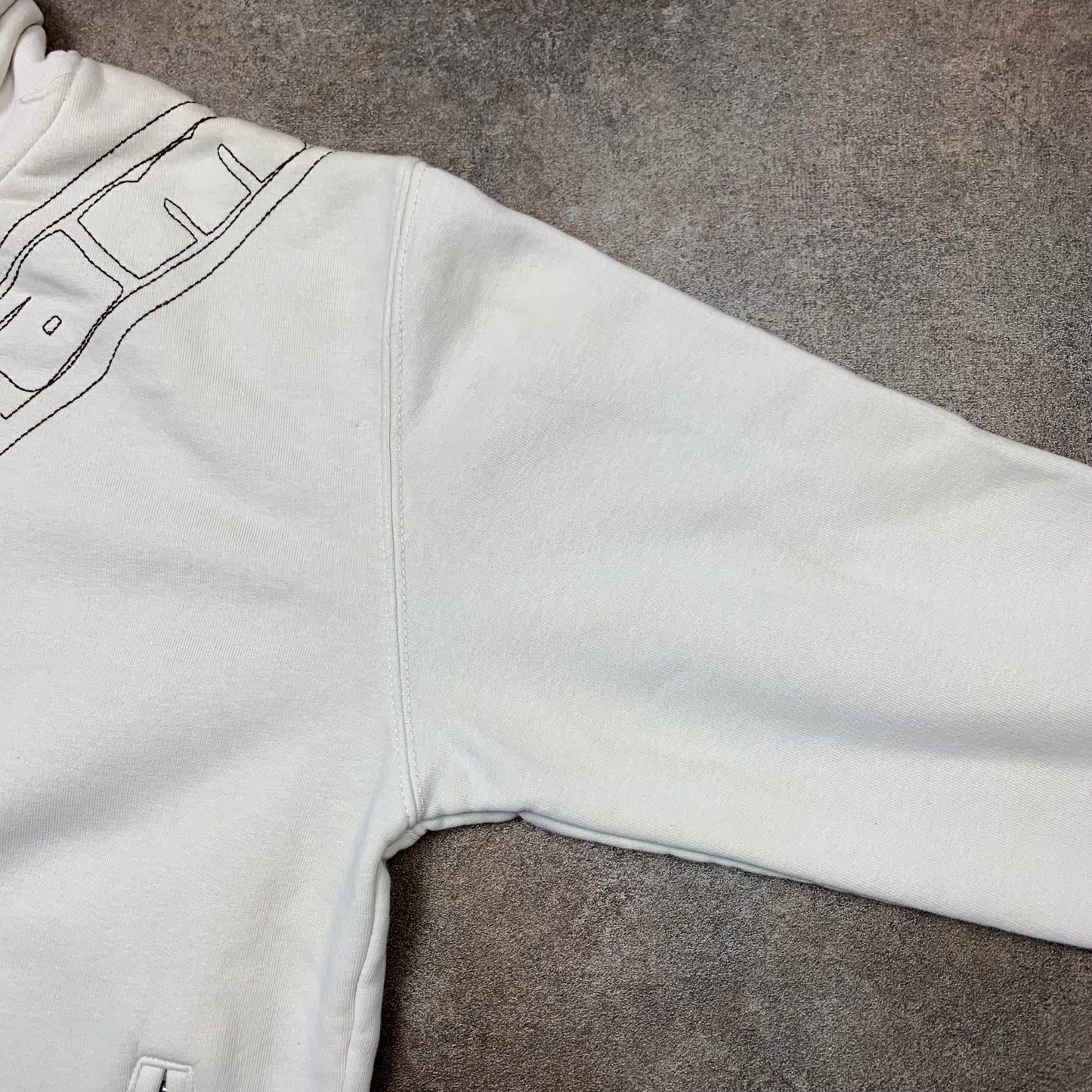 Lambretta 00s graphic zip jumper