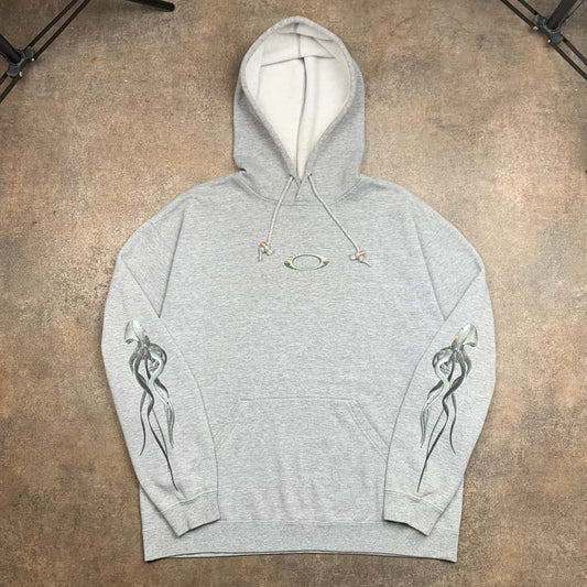 Oakley Software 90s cyber squid graphic hoodie