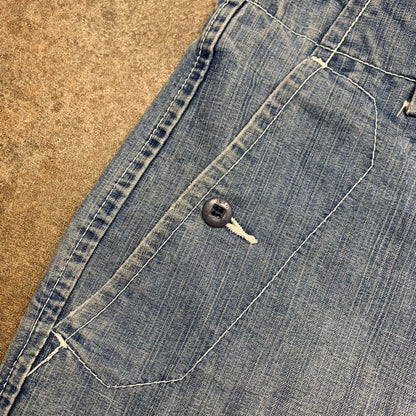 Marithé + François Girbaud 00s baggy jorts (36")