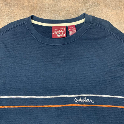 Quiksilver 00s navy graphic sweatshirt
