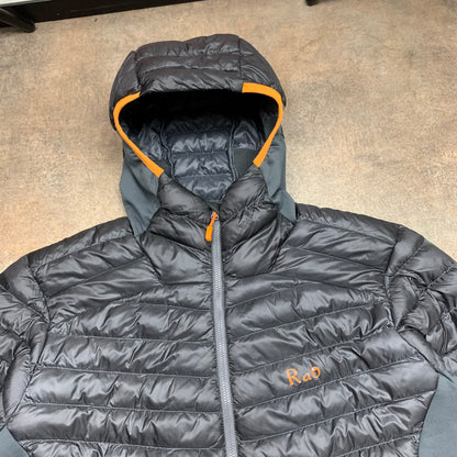 Rab Pertex Quantum grey puffer jacket