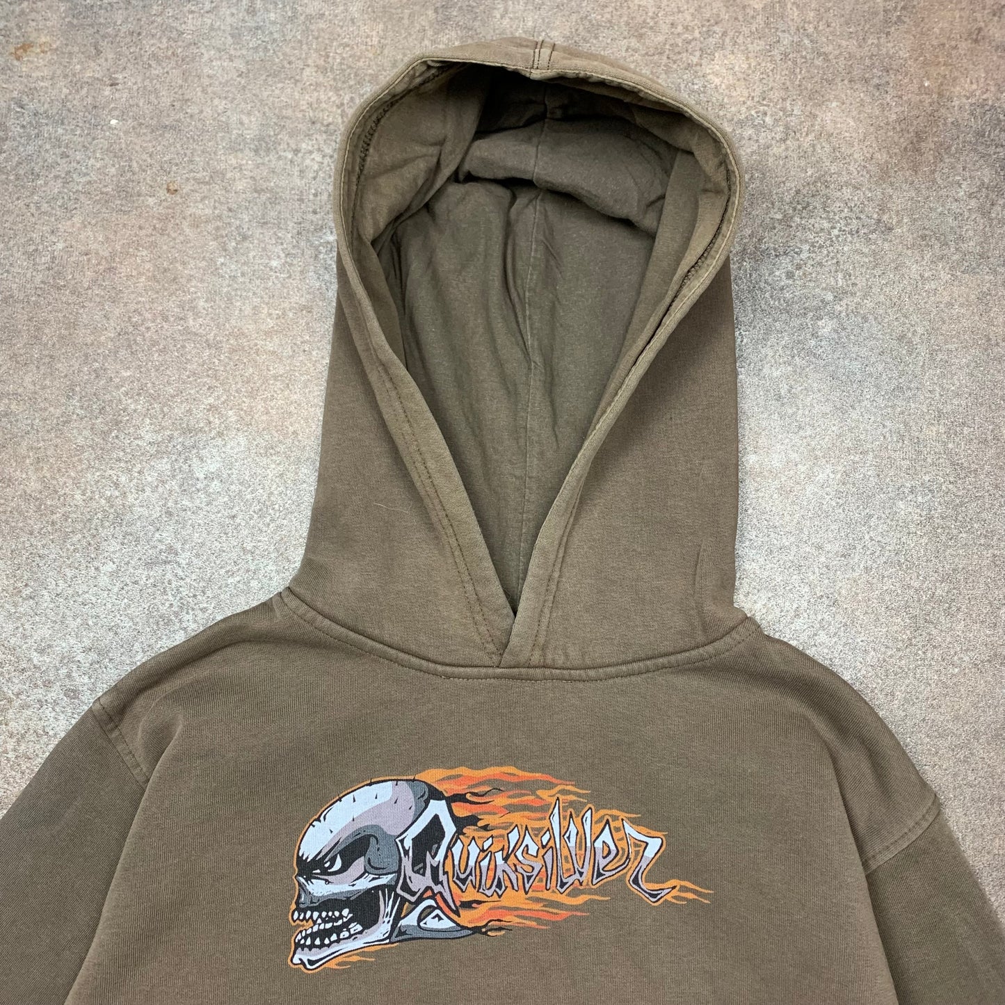Quiksilver 00s flame graphic hoodie (M)