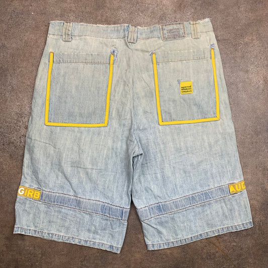 Marithé et François Girbaud 00s blue baggy jorts