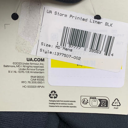 Under Armour deadstock black gloves