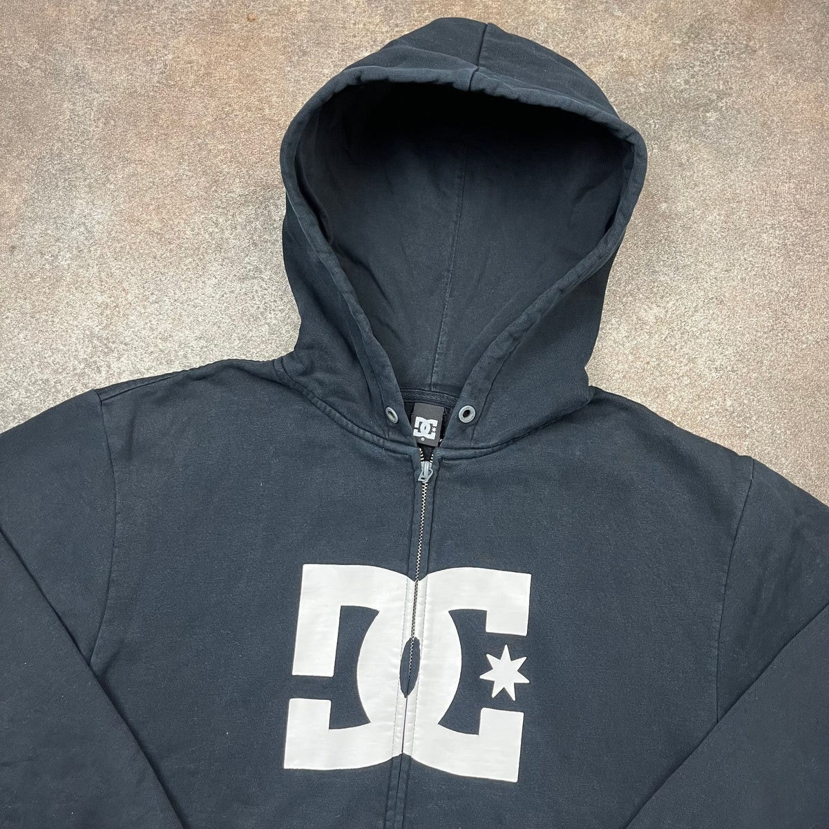 DC Shoes 00s graphic zip hoodie (S)