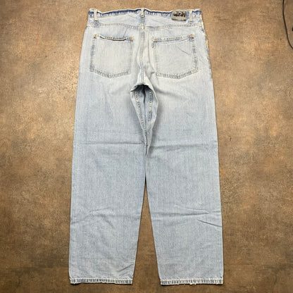 Levi's Silvertab 00s baggy pale jeans (38")