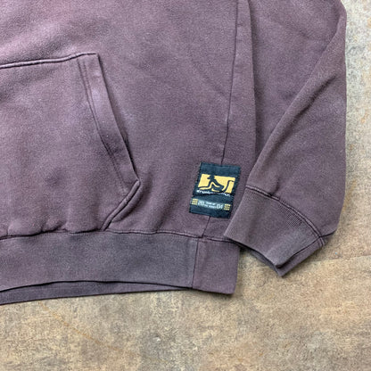 Drunknmunky 00s boxy fleece hoodie (M)