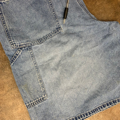 Levi's Silvertab 00s blue baggy carpenter jorts