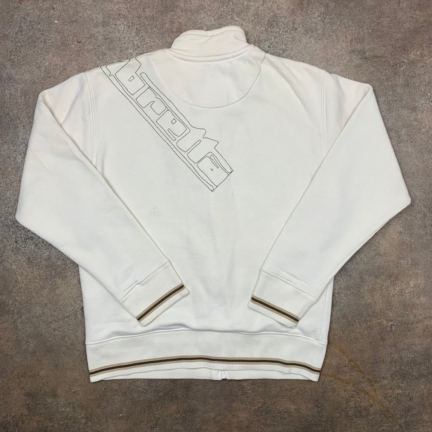 Lambretta 00s graphic zip jumper