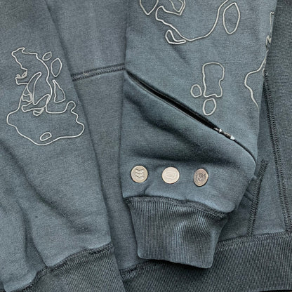 Ecko Unltd. 00s black grey graphic hoodie