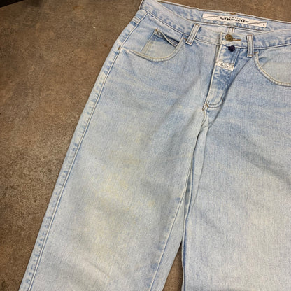 Marithé + François Girbaud 90s pale blue jeans