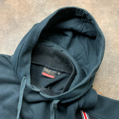 Quiksilver 00s black graphic hoodie