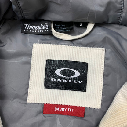 Oakley 00s corduroy fur hood parka (S)