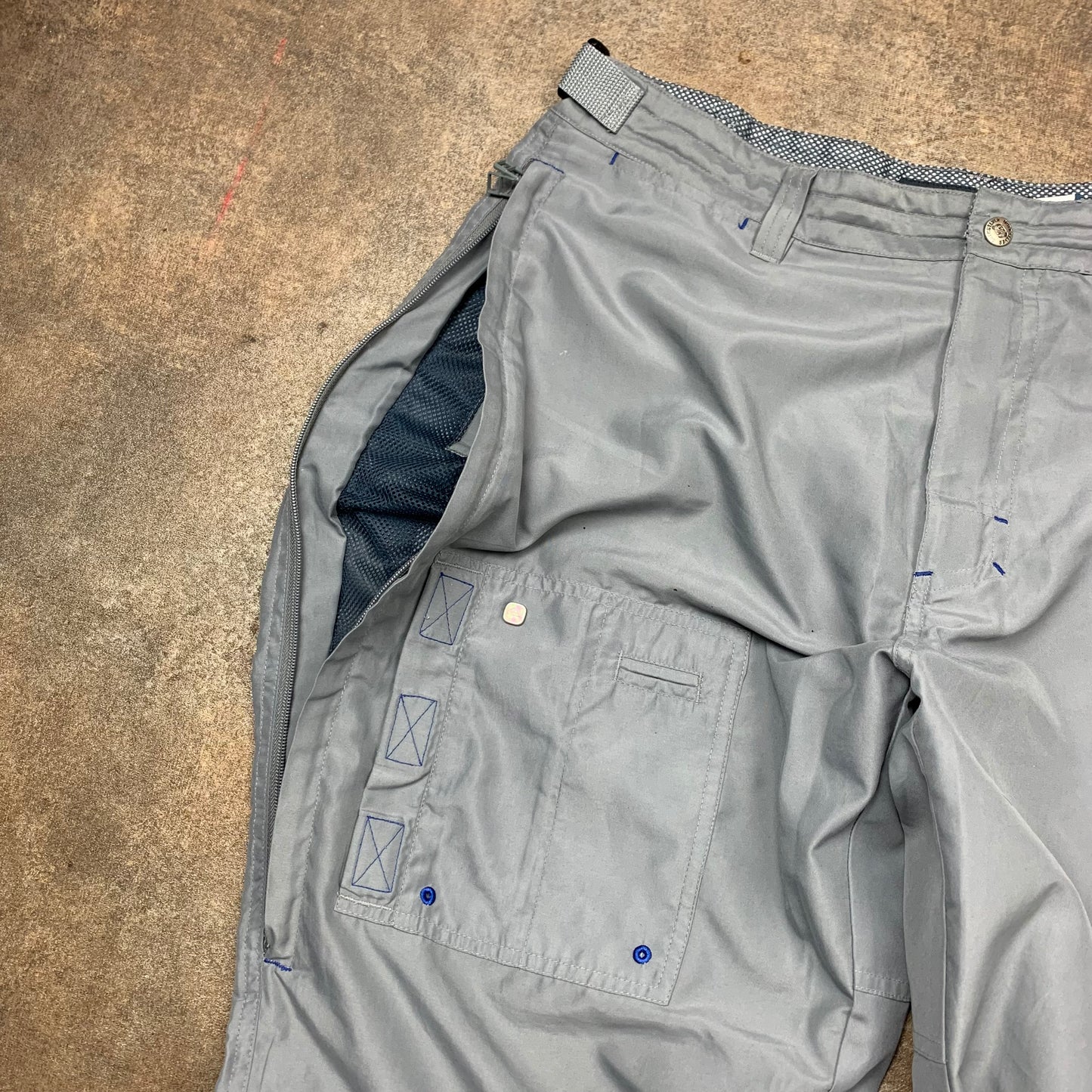 Quiksilver 00s baggy grey joggers (L)