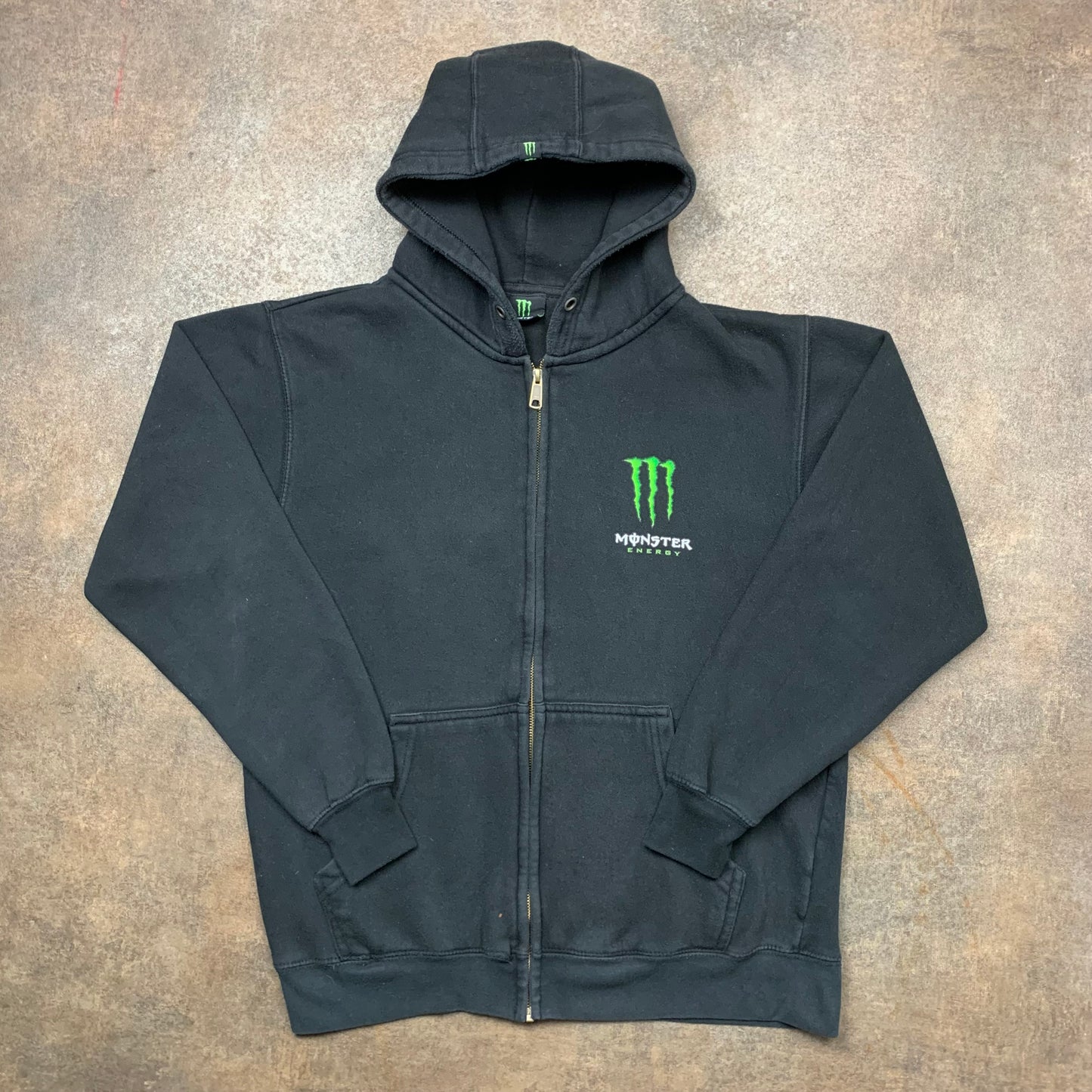 Monster Energy 00s boxy graphic hoodie