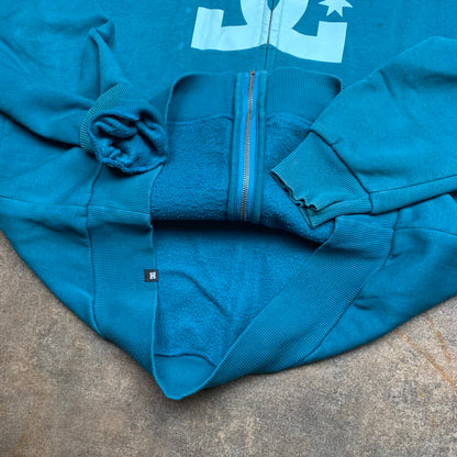 DC Shoes 00s graphic zip hoodie