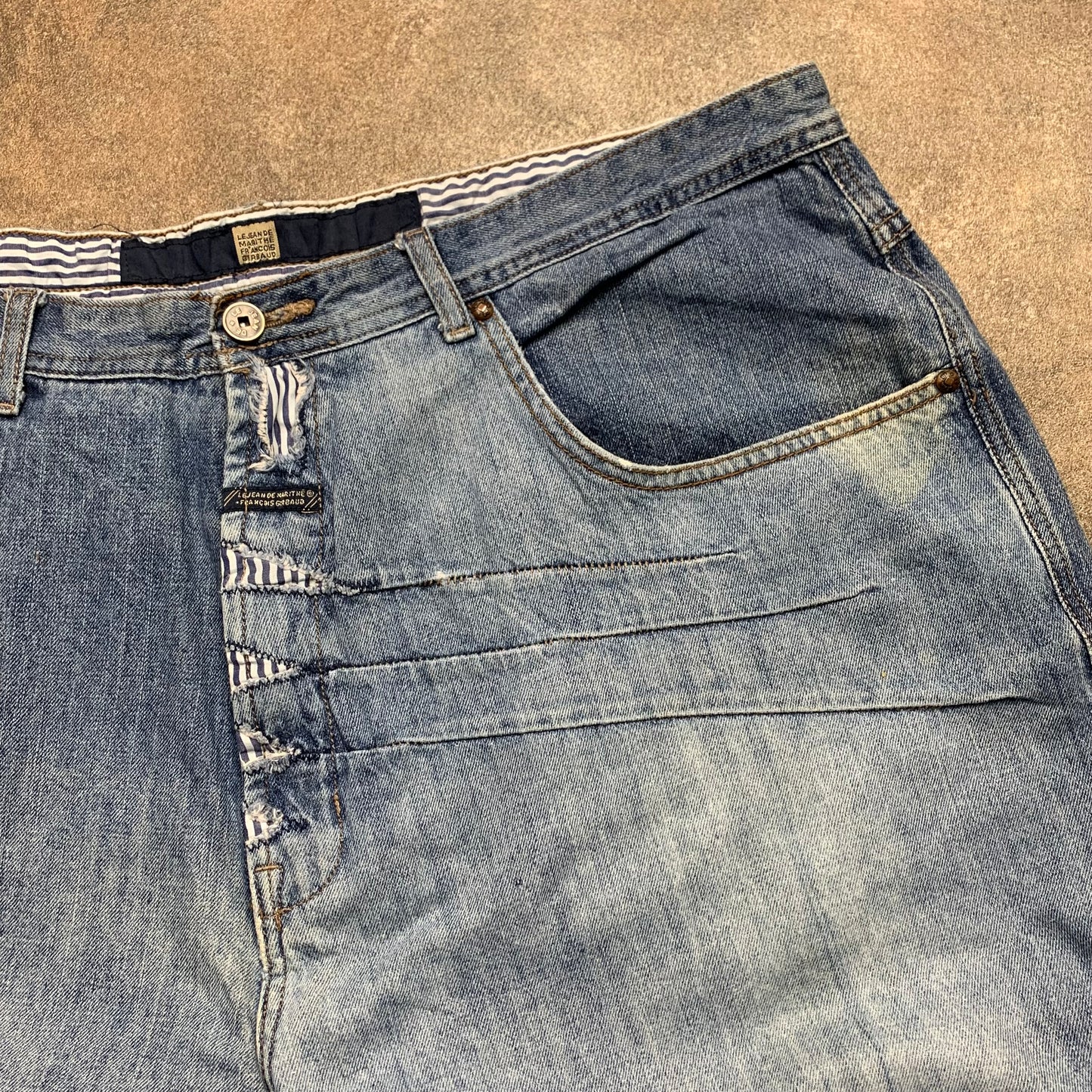 Marithé + François Girbaud 00s baggy blue jeans