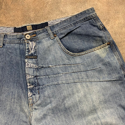 Marithé + François Girbaud 00s baggy blue jeans
