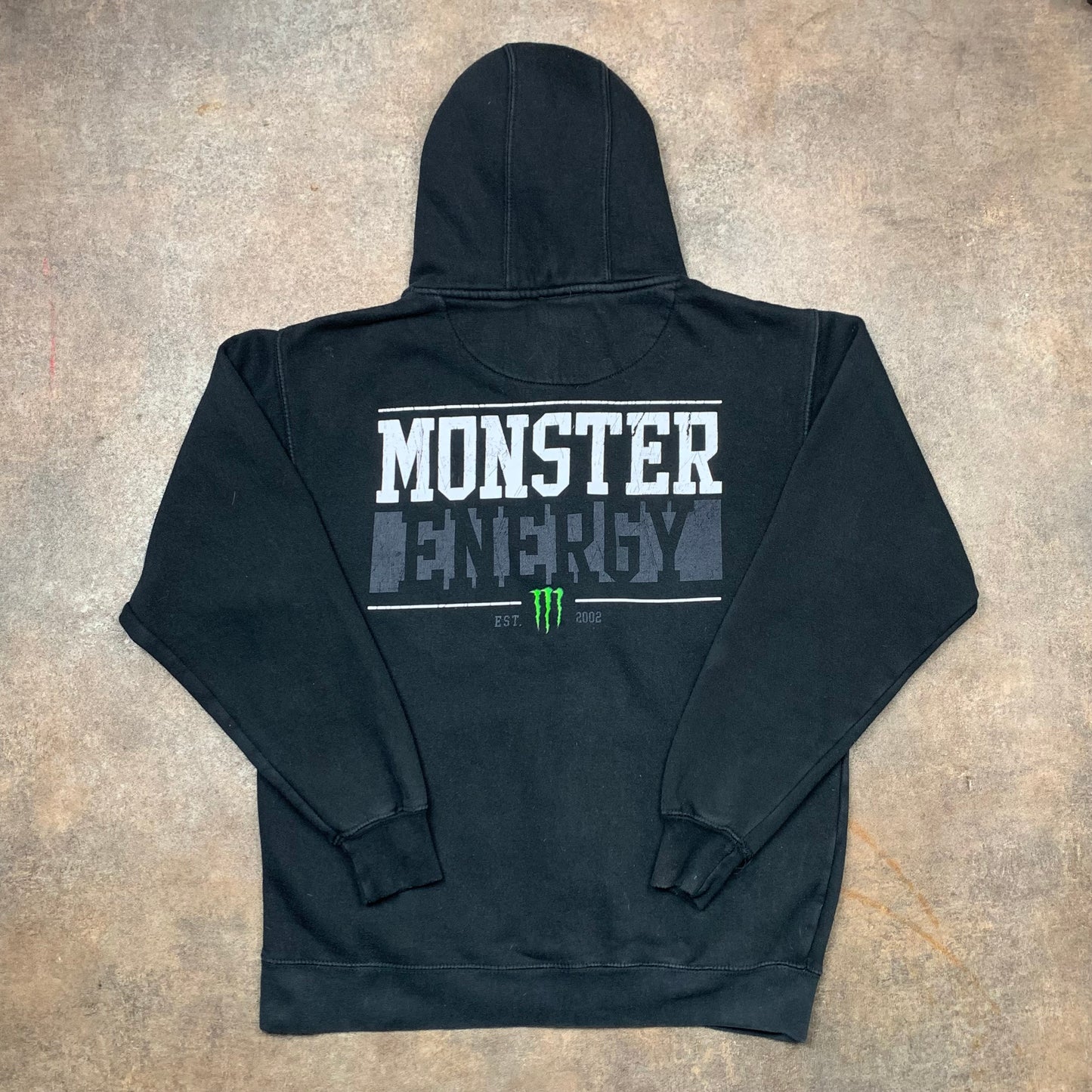 Monster Energy 00s boxy graphic hoodie