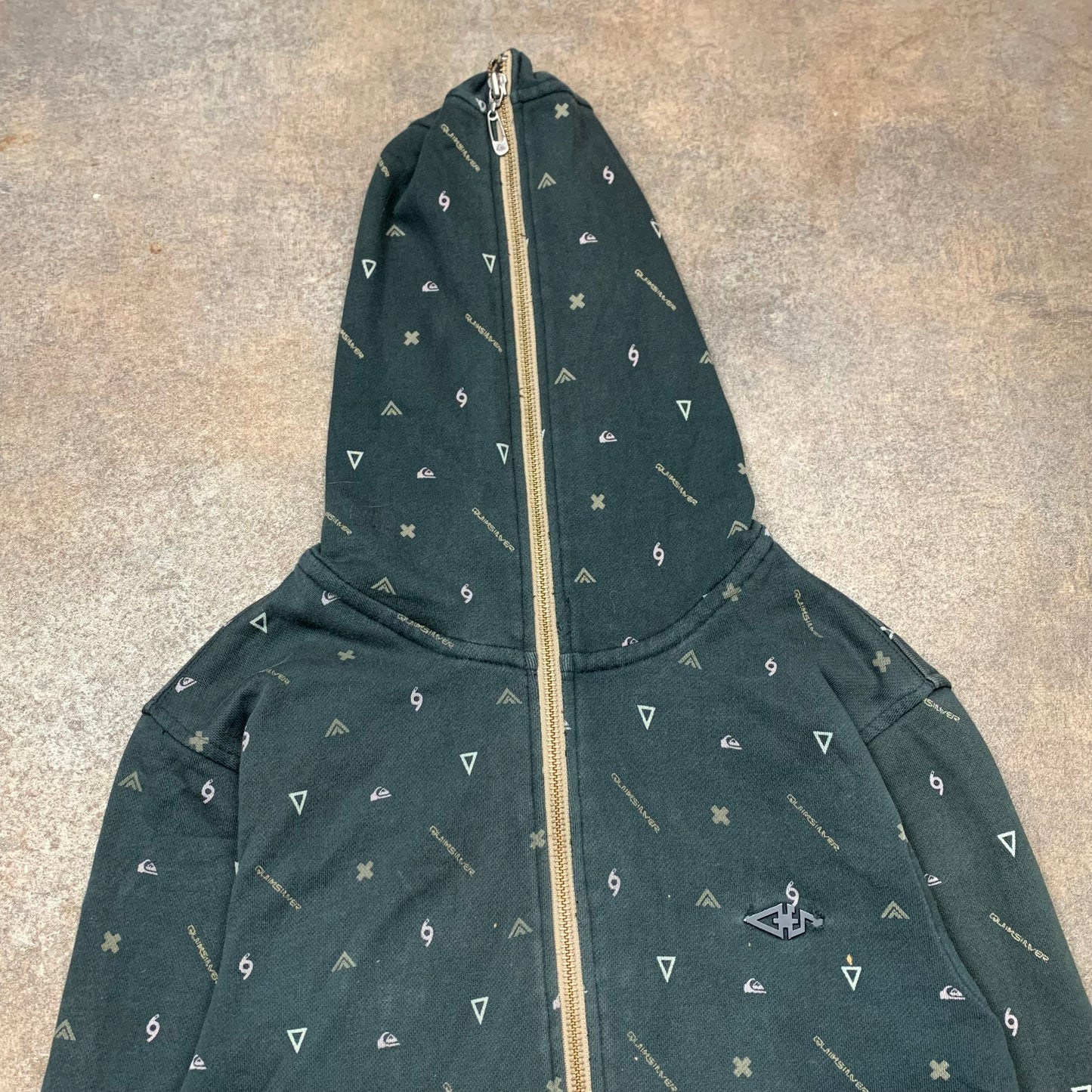Quiksilver 00s full zip hoodie (S)