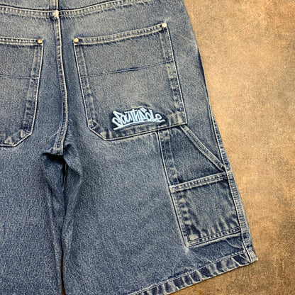 Southpole 90s blue baggy carpenter jorts