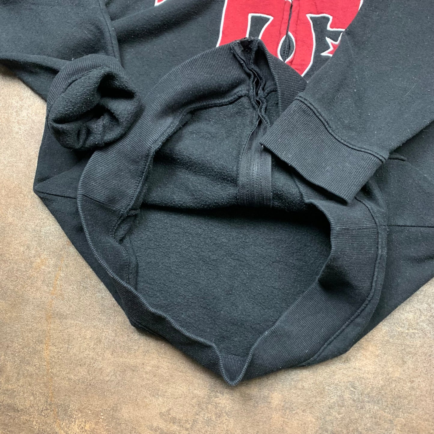 DC Shoes 00s black graphic hoodie