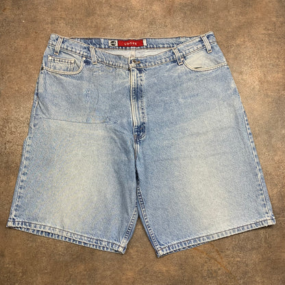Levi's Silvertab 00s baggy pale blue jorts