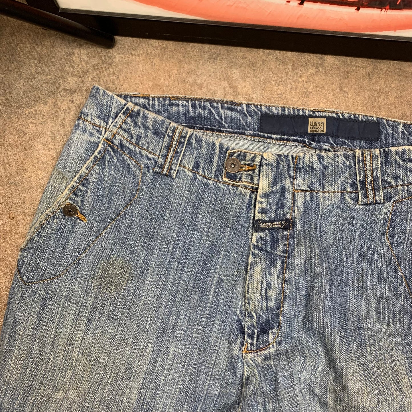 Marithé + François Girbaud 00s blue baggy jeans