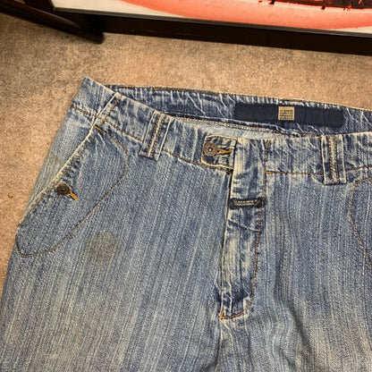 Marithé + François Girbaud 00s blue baggy jeans