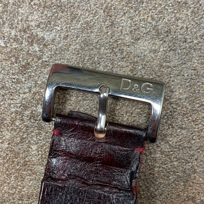 Dolce & Gabbana Time 00s red watch