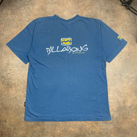 Billabong Australia 90s blue graphic tee