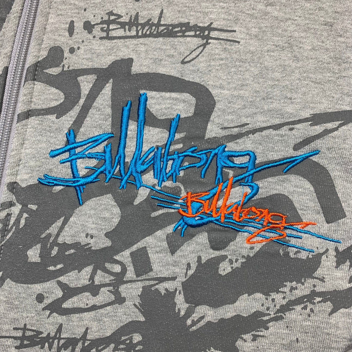 Billabong 00s graphic zip hoodie