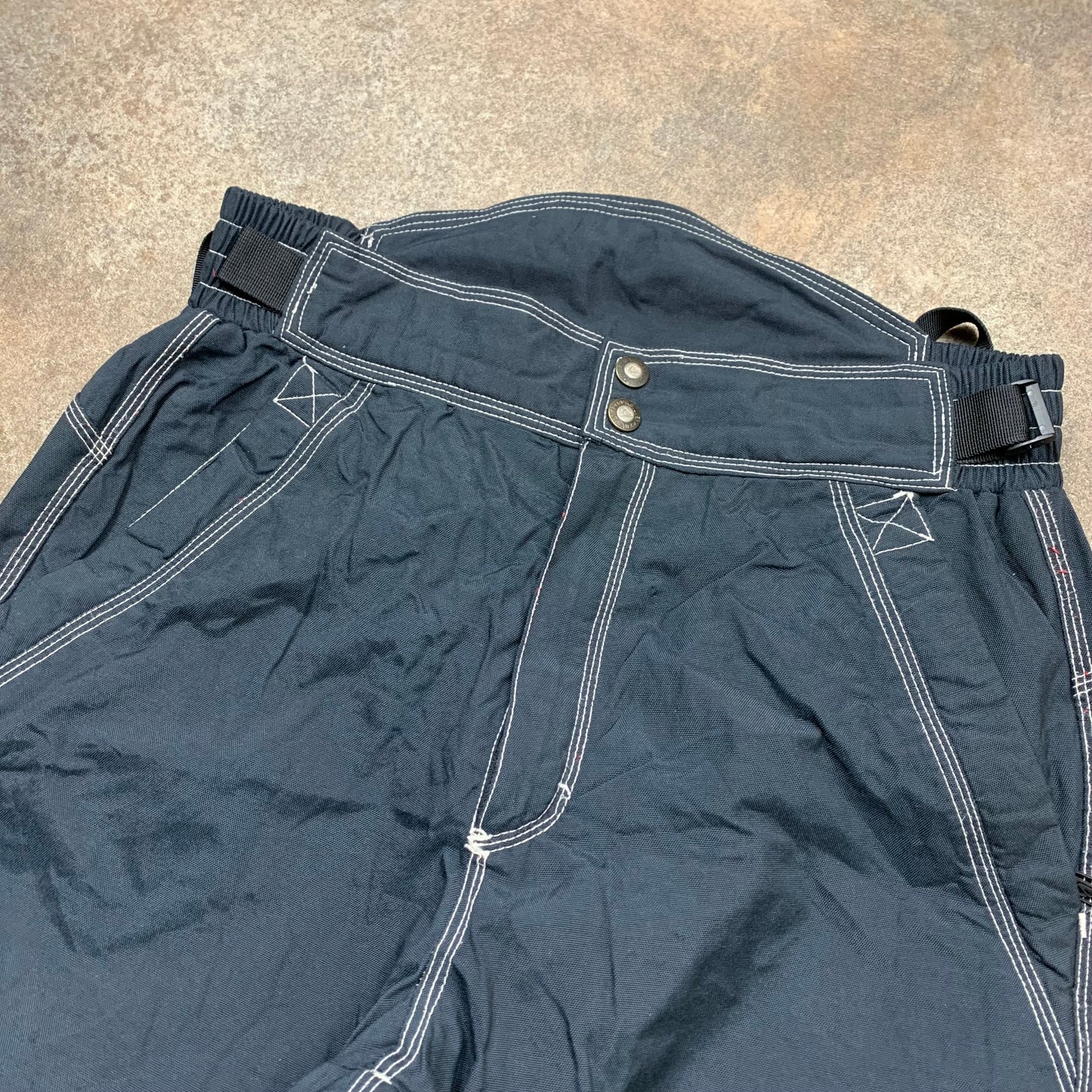 Quiksilver 1993 baggy snow salopettes (M)