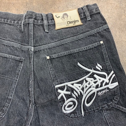 Tribal Denim 90s black carpenter jeans