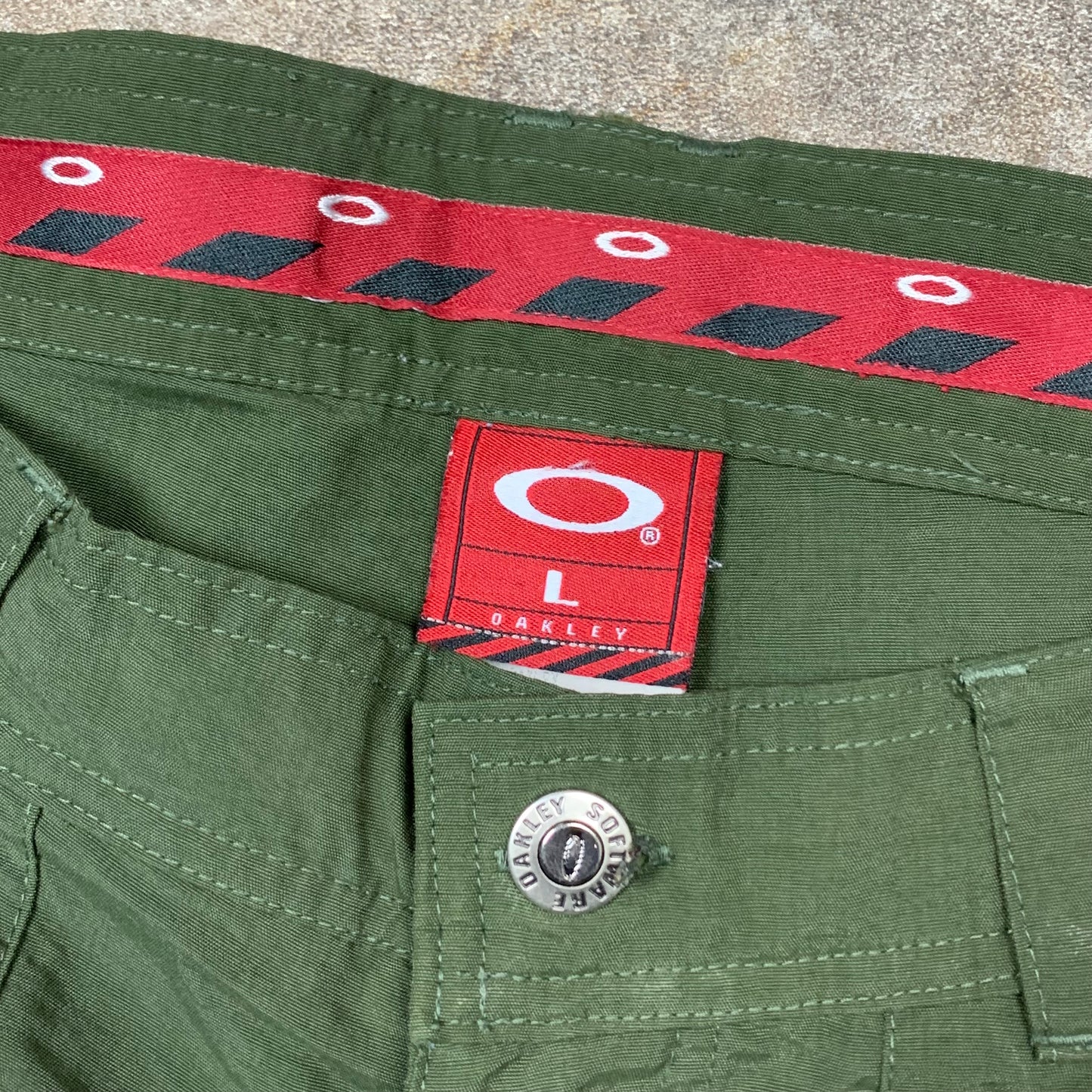 Oakley Software 00s baggy cargo trousers (L)