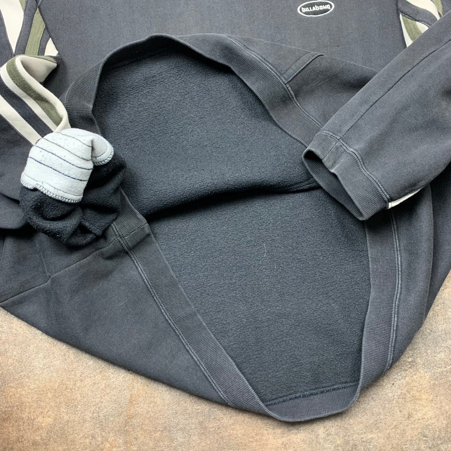 Billabong 90s side stripe hoodie (XL)