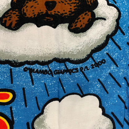 Mambo 00s blue graphic Loud Shirt (L)