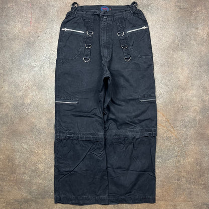 Tripp NYC 90s baggy zip off jeans (30")