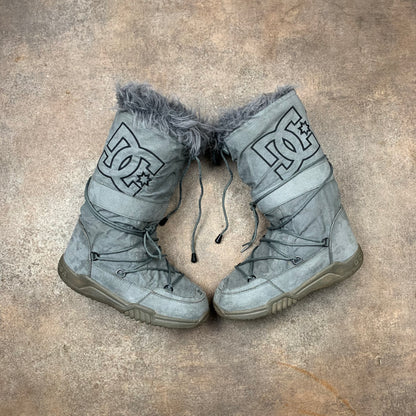 DC Shoes 00s grey suede Chalet snow boots (8)