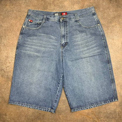 Southpole 00s red tab baggy jorts (36")