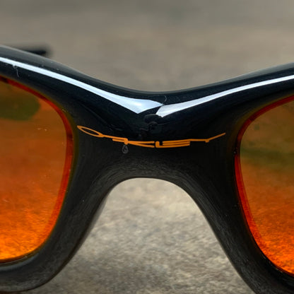 Oakley Software 90s flame graphic Straight Jacket sunglasses