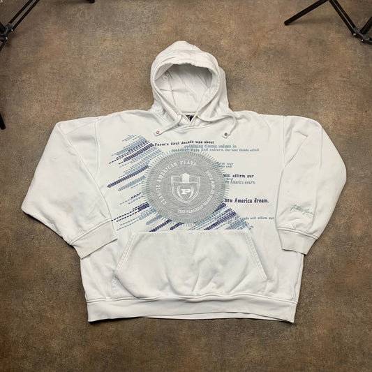 Phat Farm 00s boxy graphic hoodie (XXL)