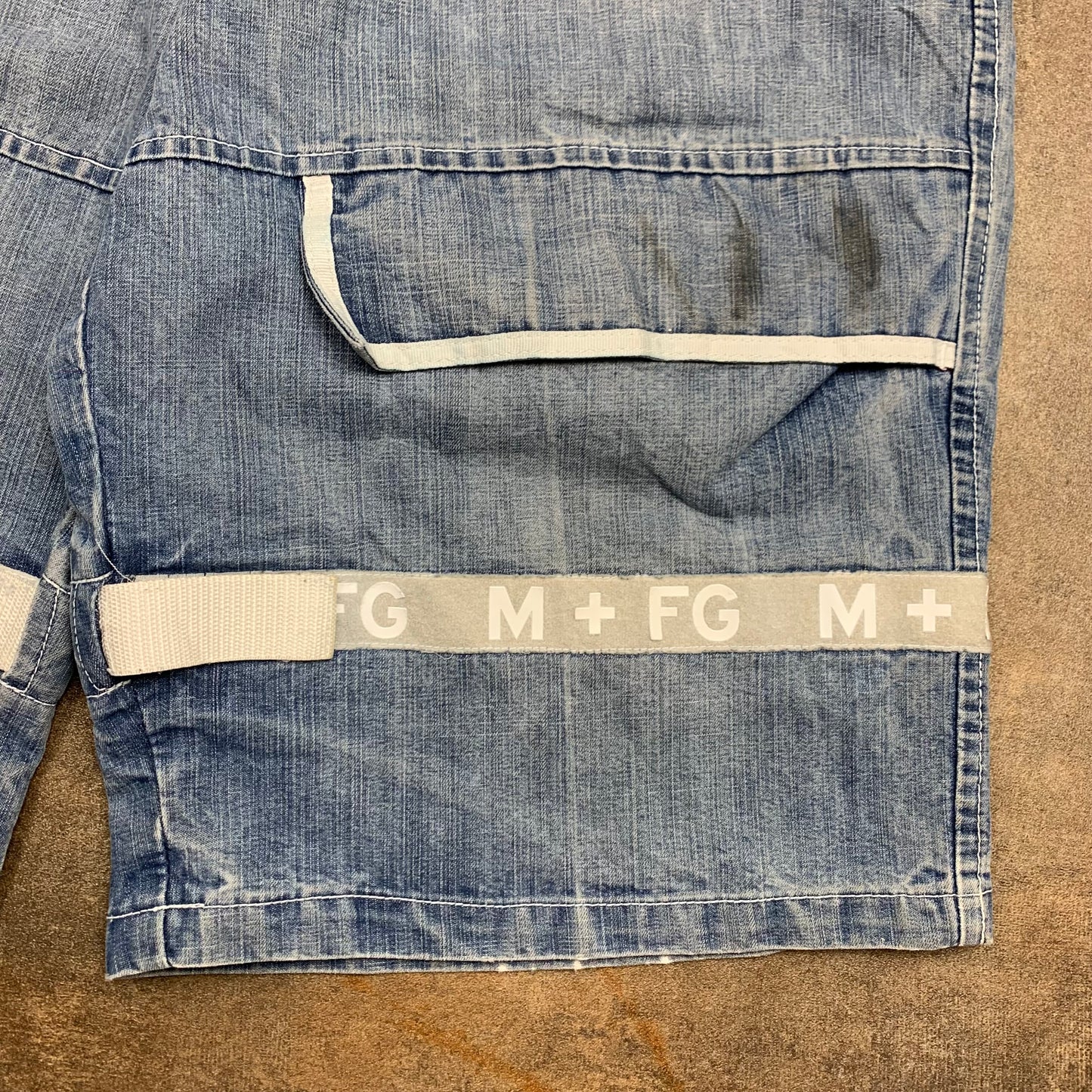 Marithé + François Girbaud 00s baggy jorts (36")