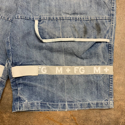 Marithé + François Girbaud 00s baggy jorts (36")