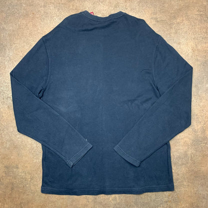 Quiksilver 00s navy graphic sweatshirt