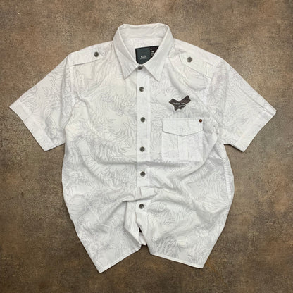 G-Star Raw 00s white button slim fit shirt
