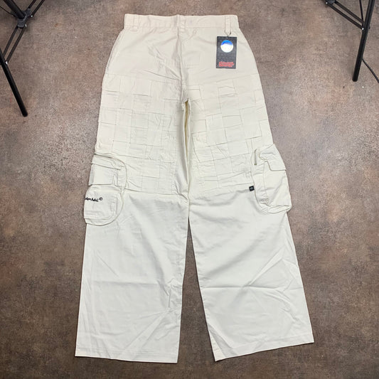 Criminal Damage 90s baggy checked cargo jeans