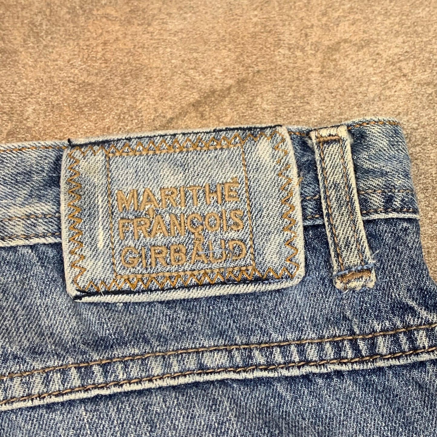 Marithé + François Girbaud 00s baggy blue jeans