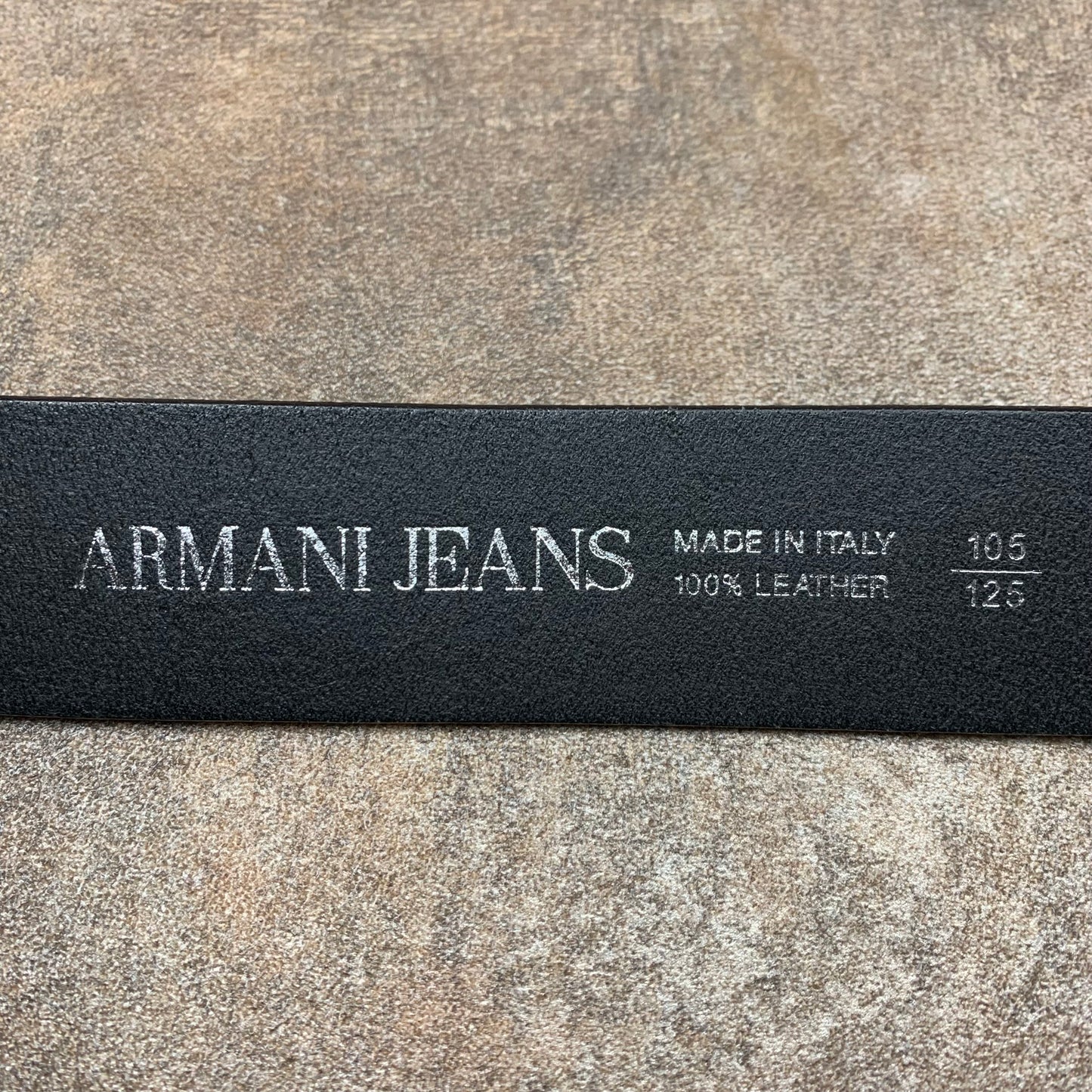 Armani Jeans 00s logo belt