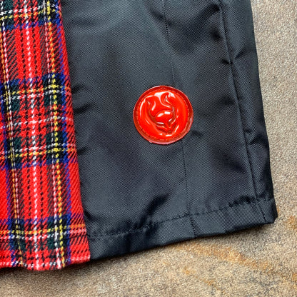 Cyberdog 00s plaid black red miniskirt